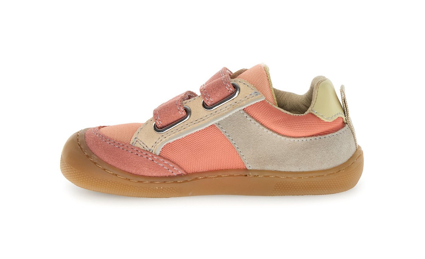 naturino BAREFOOT KESY Klettschuh Halbschuh mit Print, Größenschablone zum Download (rosa)
