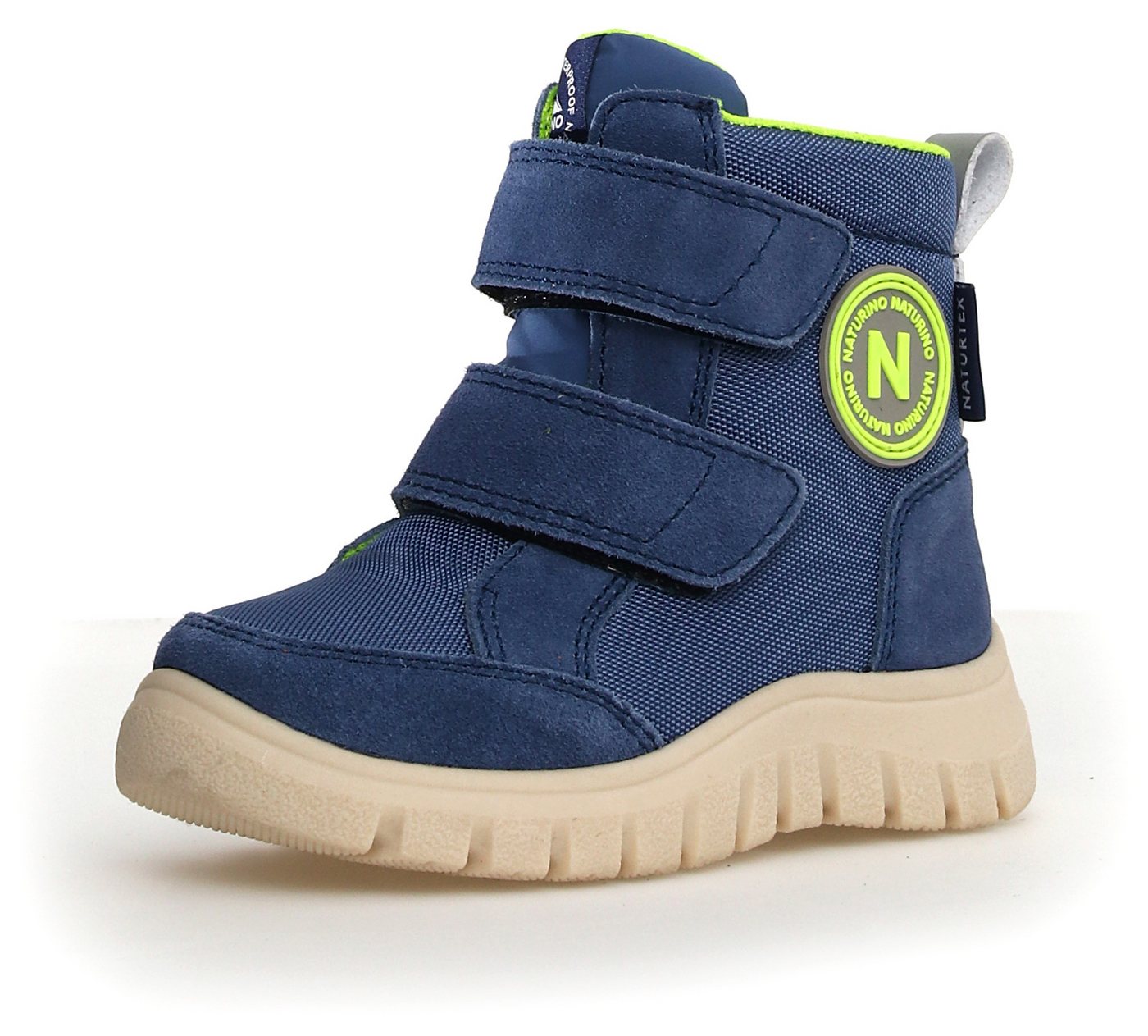 naturino GEMINAE 3 VL Weite: schmal Winterstiefel Snowboots mit Warmfutter, Größenschablone zum Download (blau)