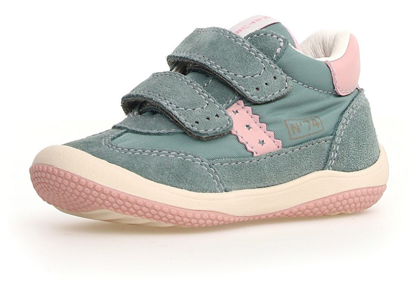 naturino GO VL Sneaker Freizeitschuh mit Farbeinsatz, Größenschablone zum Download