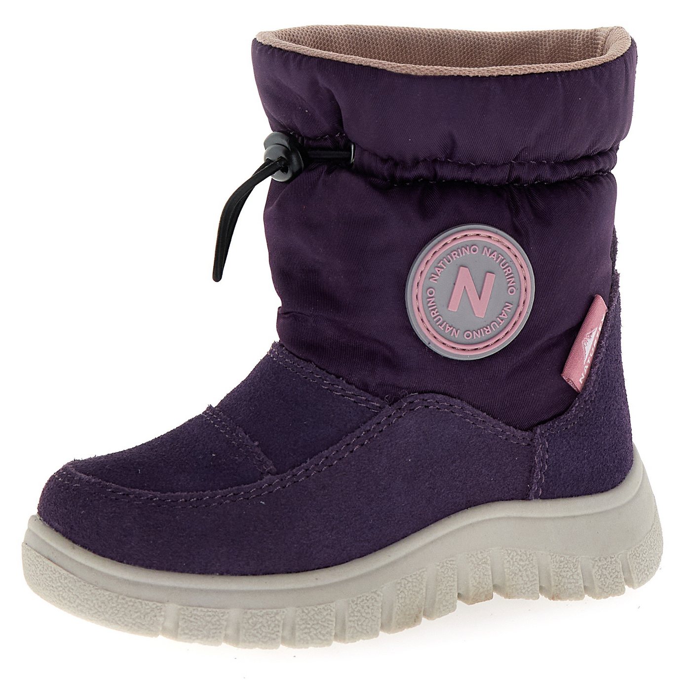 naturino VARNA 2 WP Winterstiefel Snowboots, Winterschuh mit Wollfutter, Größenschablone zum Download (lila)
