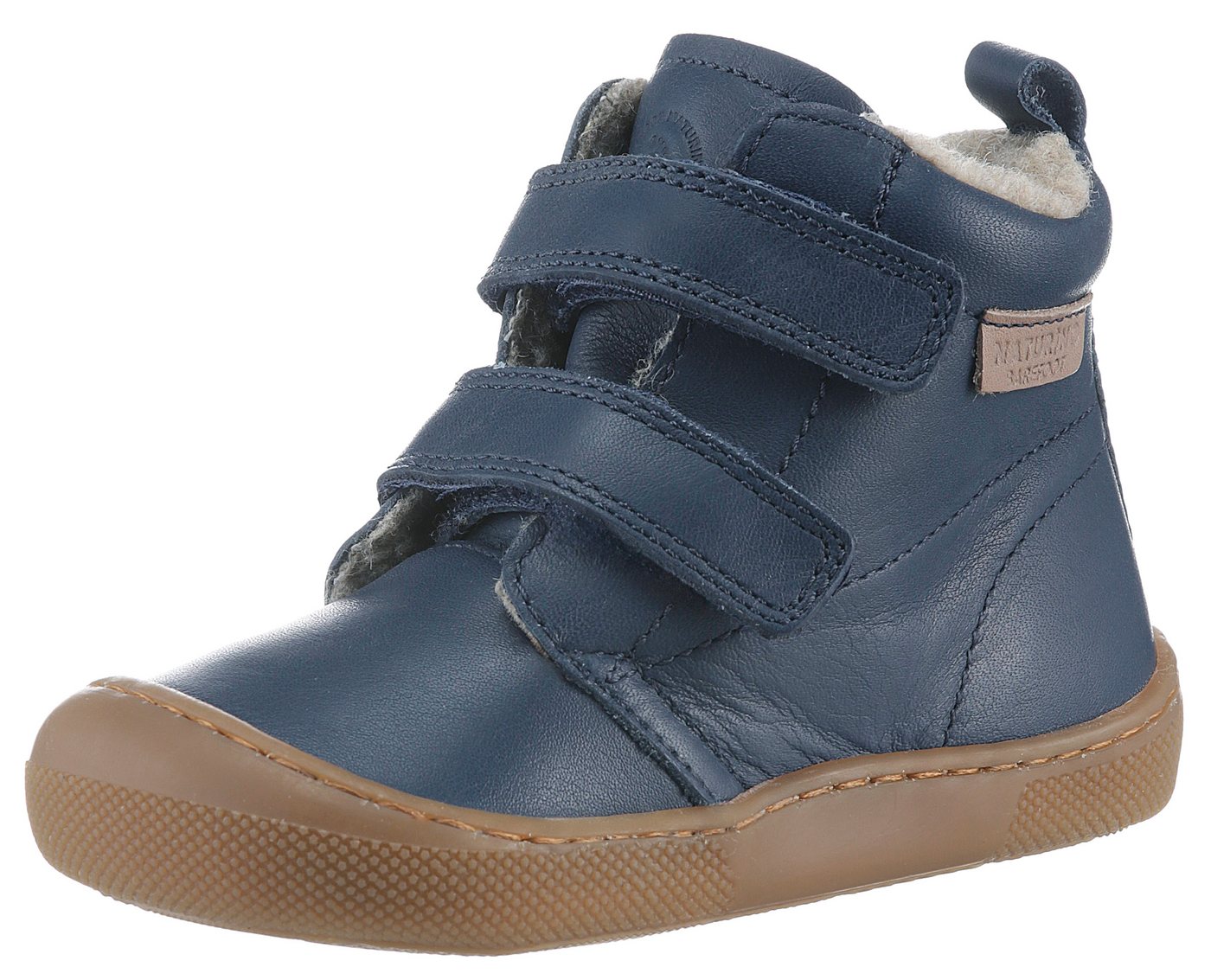 naturino WIGGHI VL Lauflernschuh Barfußschuh mit Warmfutter, Größenschablone zum Download