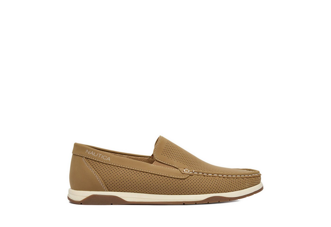 Nautica Herren-Mokassins in Beige Mokassin