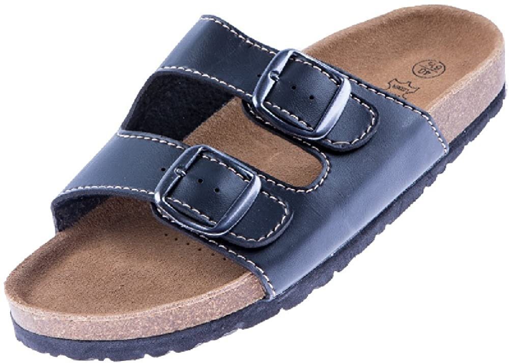 Nawemo Leder-Zimtlatschen Nawemo Hausschuh