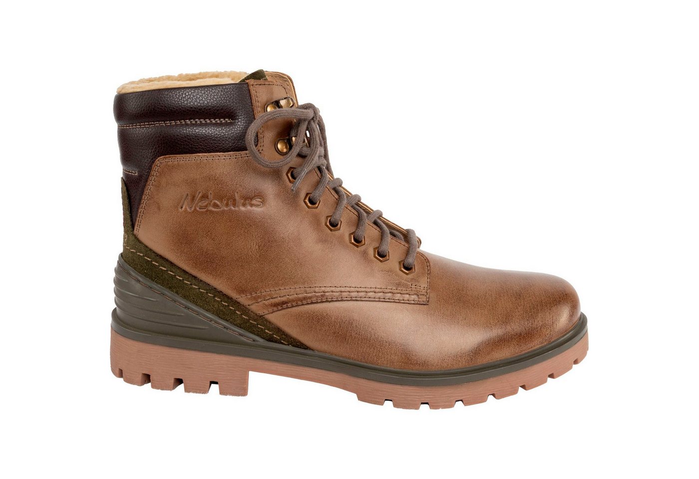 Nebulus NORDAS, P6031 - Herren, dunkelbraun, 47 Winterstiefel
