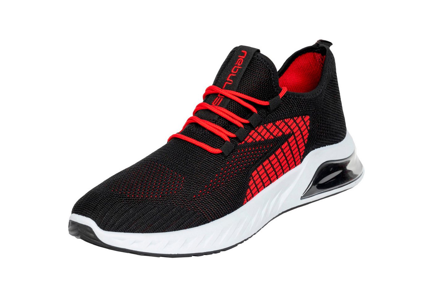 Nebulus ROYAL, P6046 - Herren, schwarz-rot, 44 Sneaker