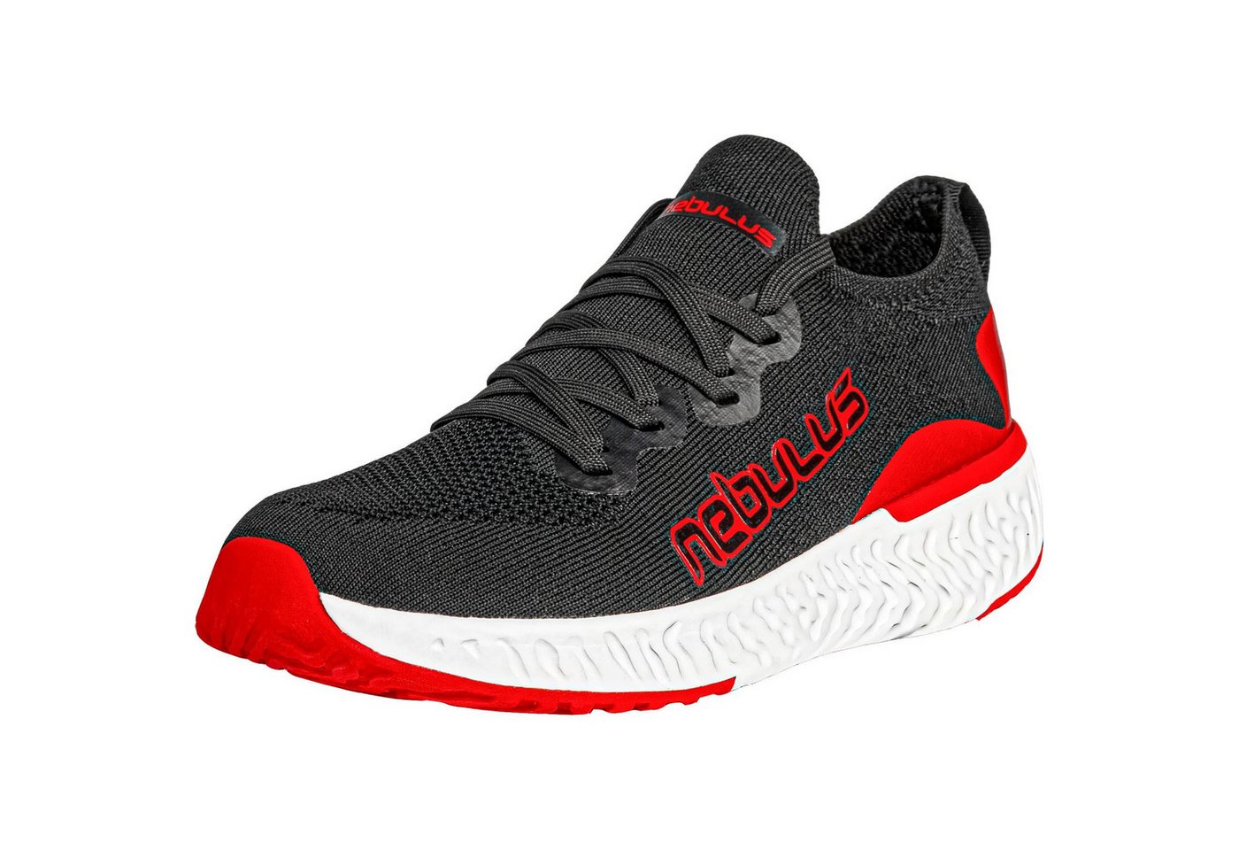 Nebulus UNIQUE, P5783 - Herren, schwarz-rot, 41 Sneaker