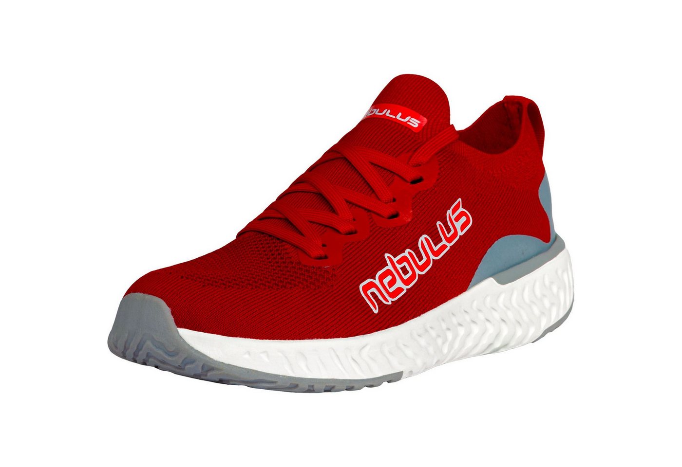 Nebulus UNIQUE, P5794 - Damen, rot-grau, 40 Sneaker