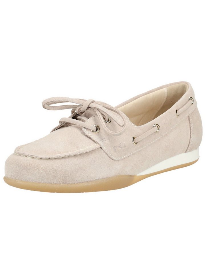 Nero Giardini Halbschuhe Veloursleder Bootsschuh (beige)