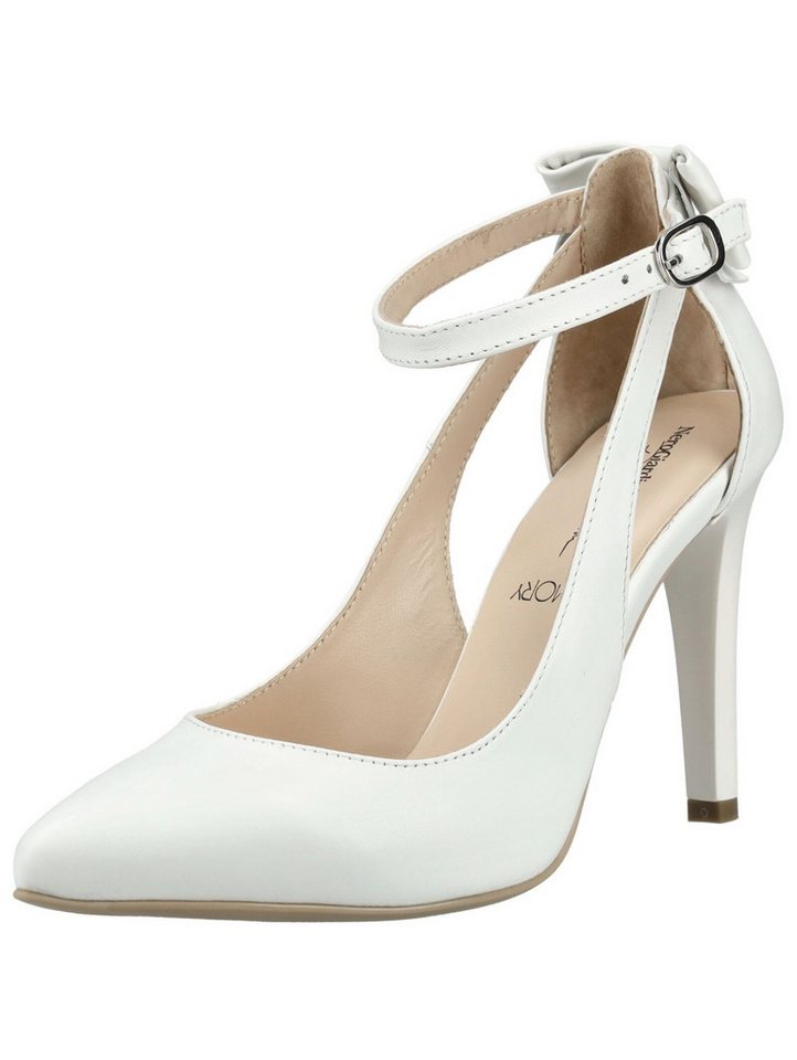 Nero Giardini Pumps Leder High-Heel-Pumps (weiß)