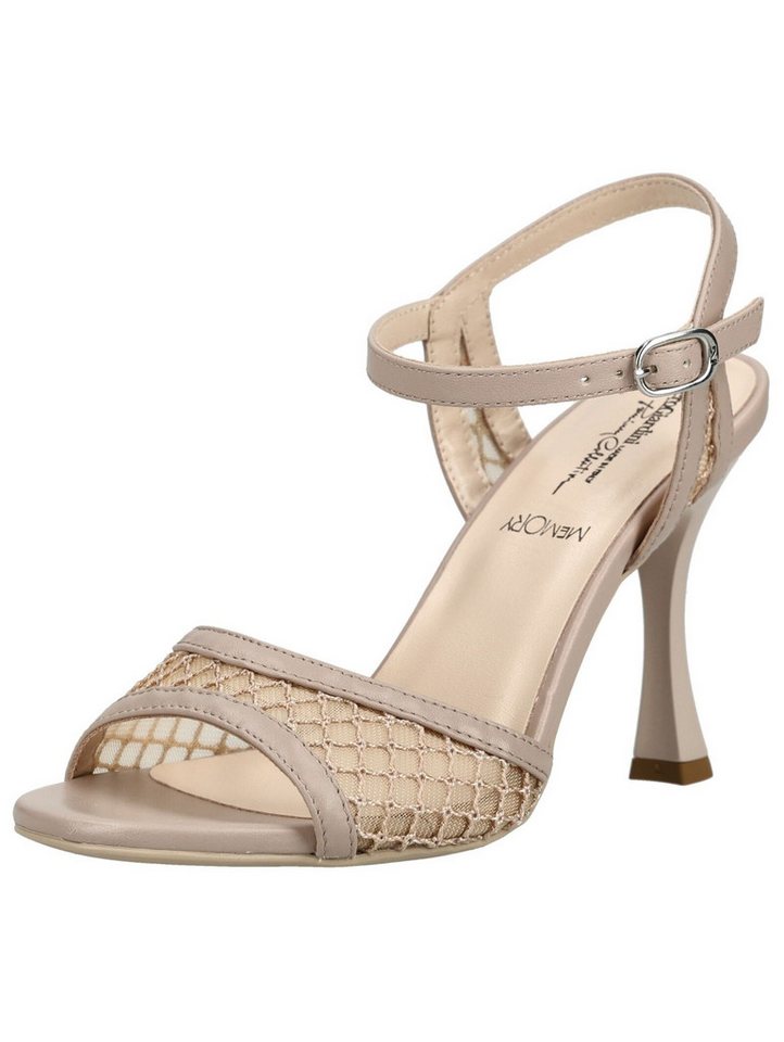 Nero Giardini Sandalen Leder High-Heel-Sandalette (beige)