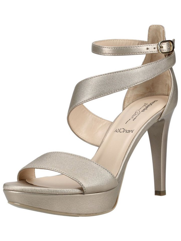 Nero Giardini Sandalen Leder High-Heel-Sandalette (beige)