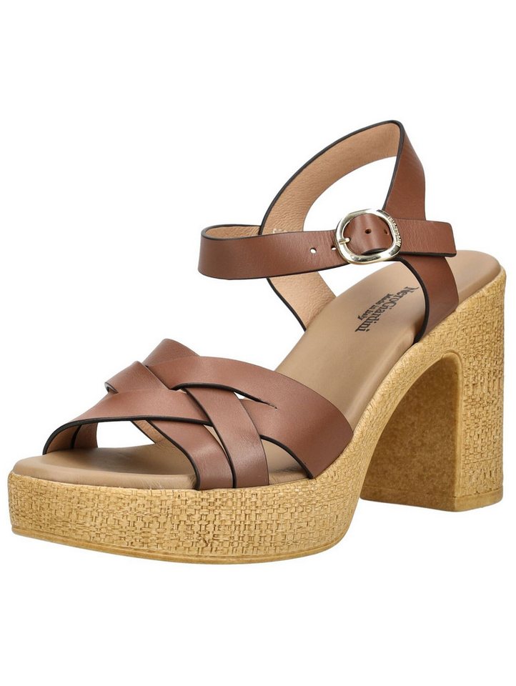 Nero Giardini Sandalen Leder High-Heel-Sandalette (braun)