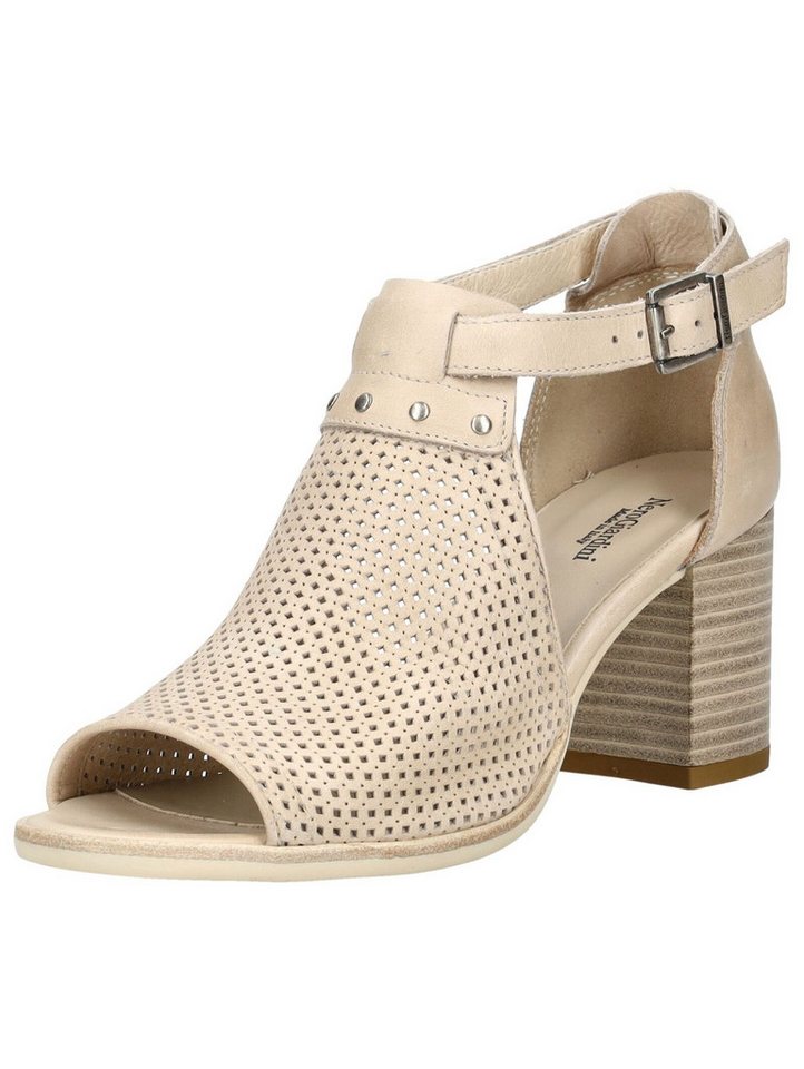 Nero Giardini Sandalen Leder High-Heel-Sandalette (Champagne)