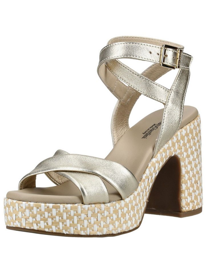 Nero Giardini Sandalen Leder High-Heel-Sandalette (gold)