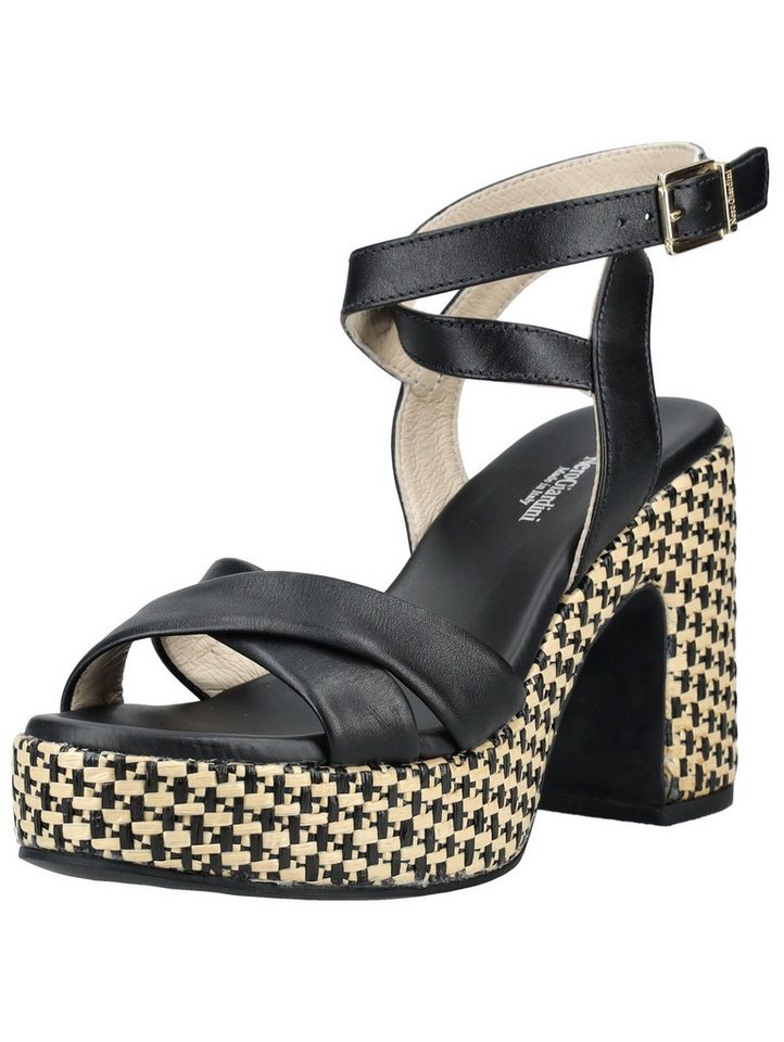 Nero Giardini Sandalen Leder High-Heel-Sandalette (schwarz)