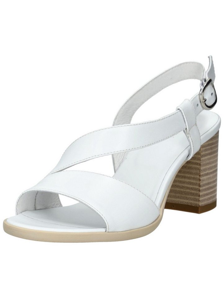 Nero Giardini Sandalen Leder High-Heel-Sandalette (weiß)