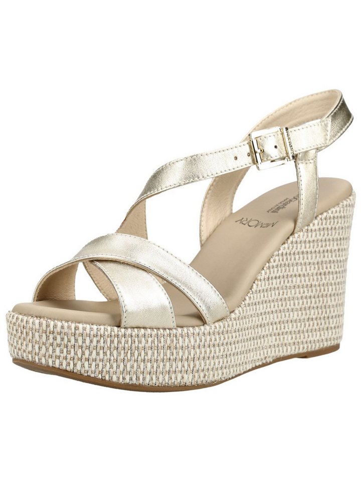 Nero Giardini Sandalen Leder Keilsandalette (gold)