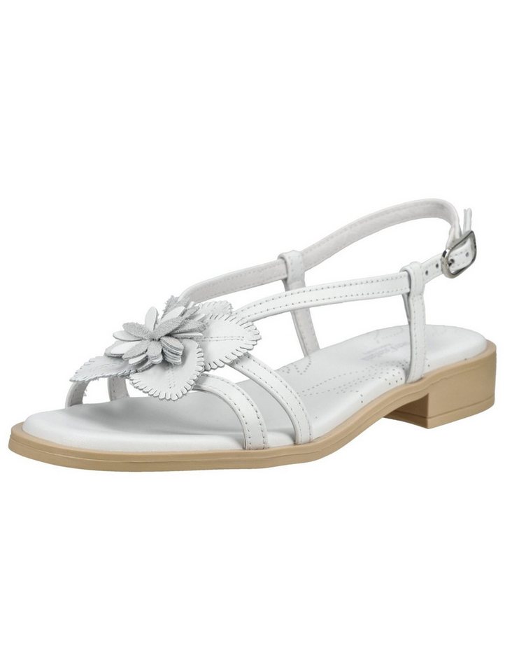 Nero Giardini Sandalen Leder Riemchensandale (weiß)