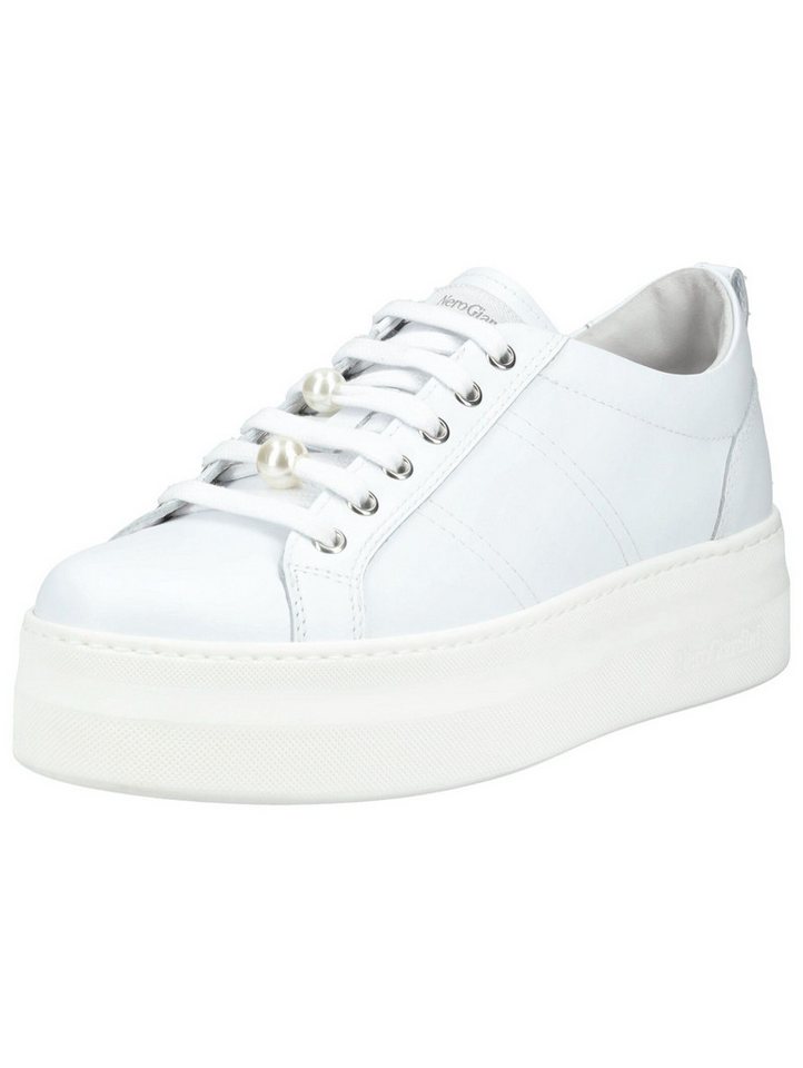 Nero Giardini Sneaker Leder Plateausneaker (weiß)