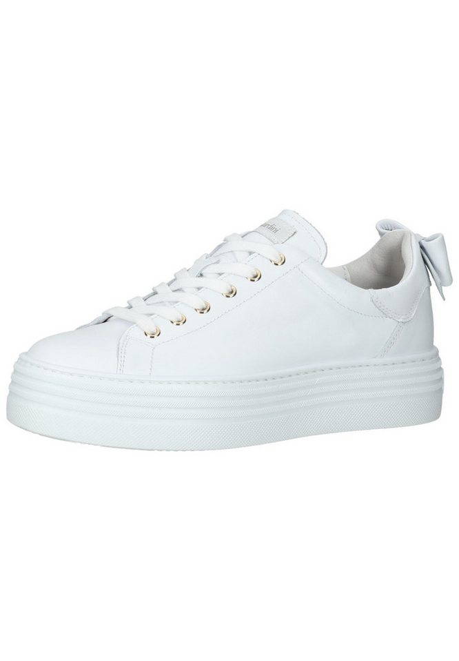 Nero Giardini Sneaker Leder Plateausneaker (weiß)