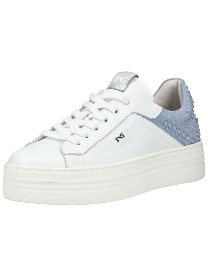 Nero Giardini Sneaker Leder Plateausneaker (weiß)