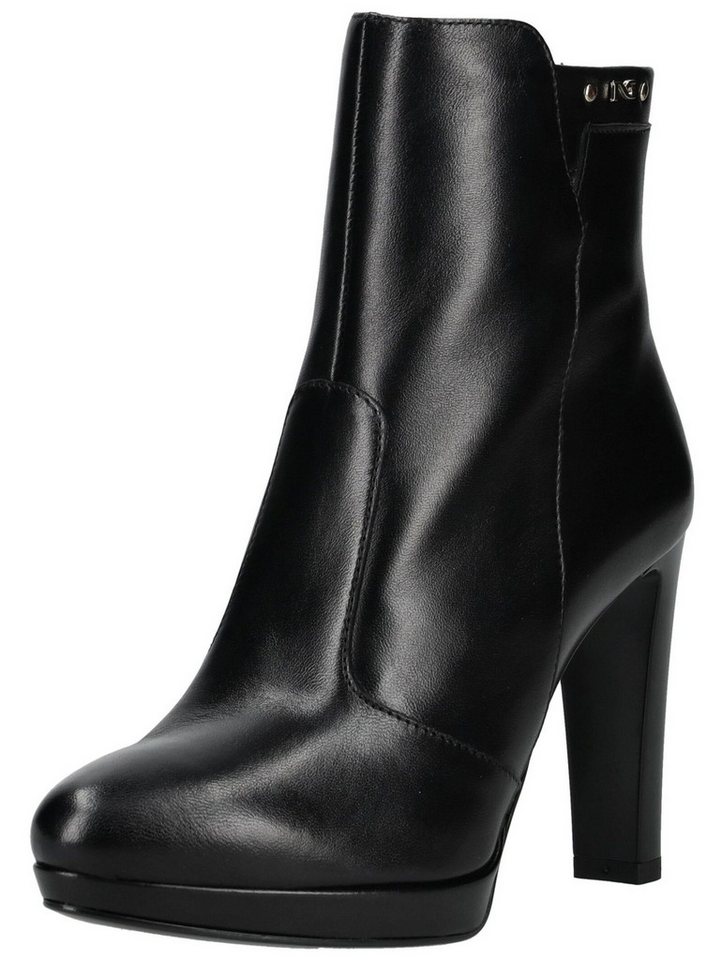 Nero Giardini Stiefelette Leder High-Heel-Stiefelette (schwarz)