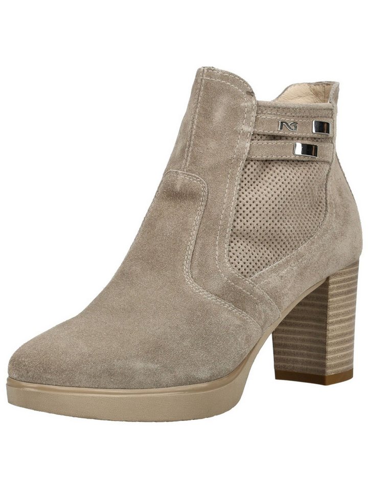 Nero Giardini Stiefelette Veloursleder Stiefelette (beige)