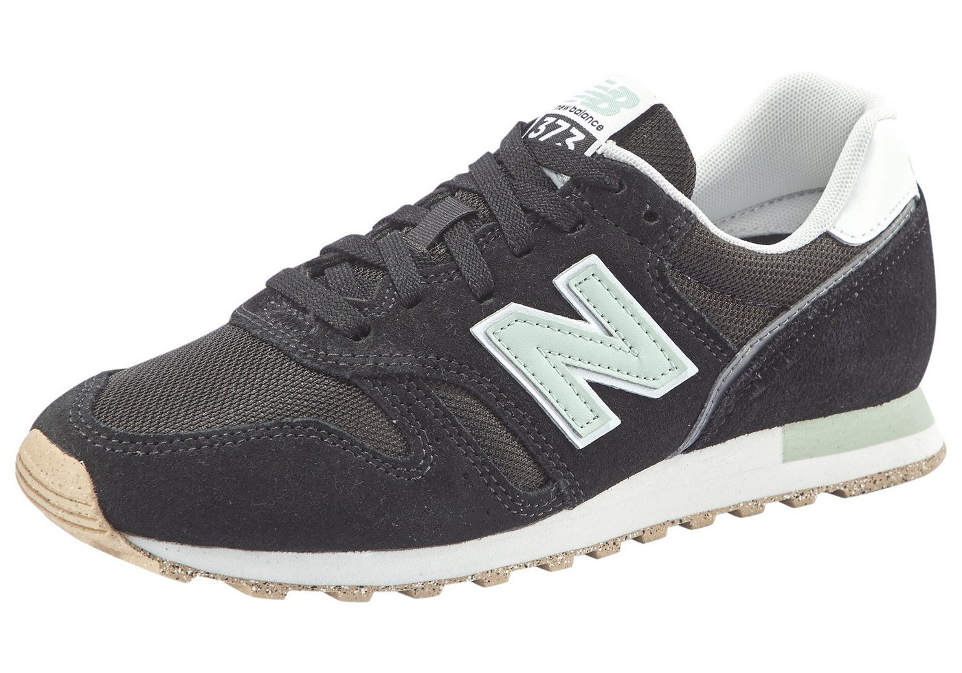 New Balance 373 Sneaker (schwarz/grün)