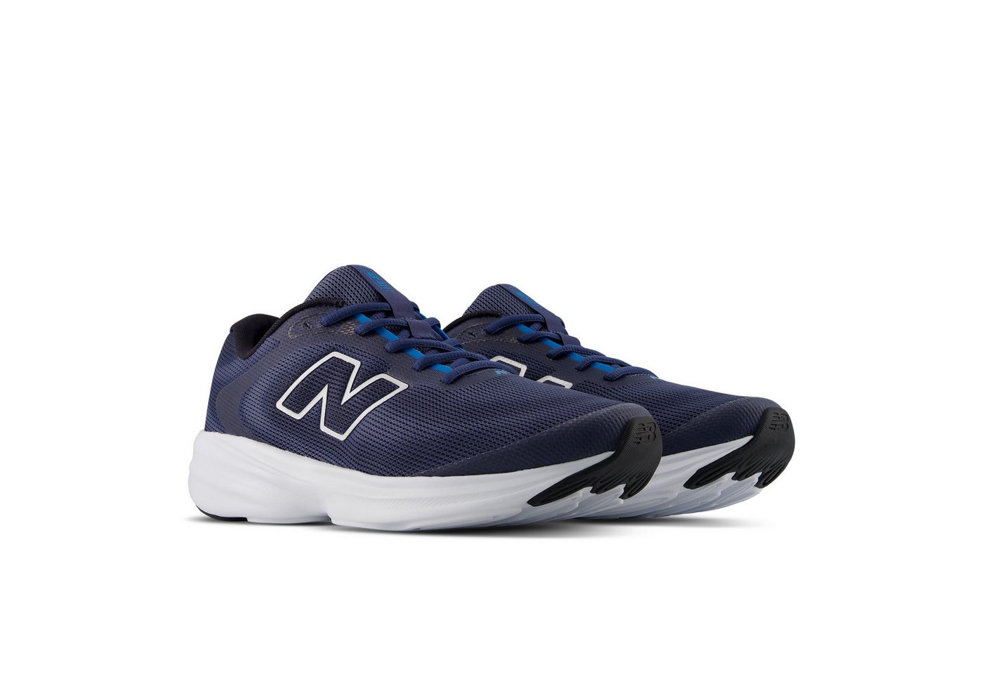 New Balance 411 Laufschuh für Erwachsene geeignet, mit Laufsohle aus Gummi (blau/silber)