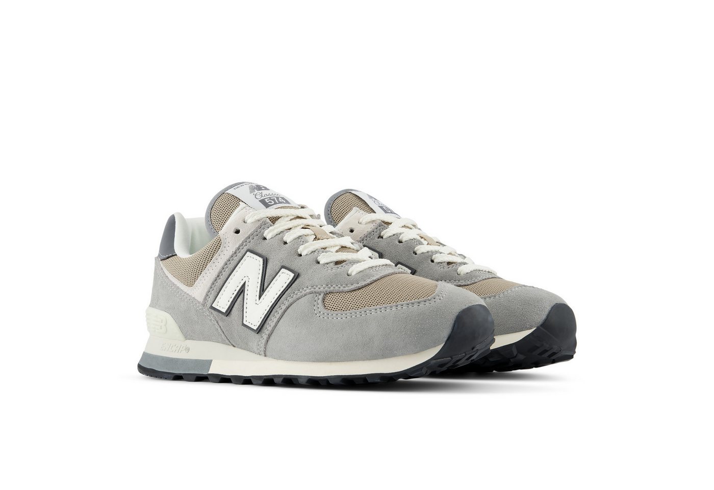 New Balance 574 Sneaker mit Gummilaufsohle (CASTLEROCK / STONEWARE)