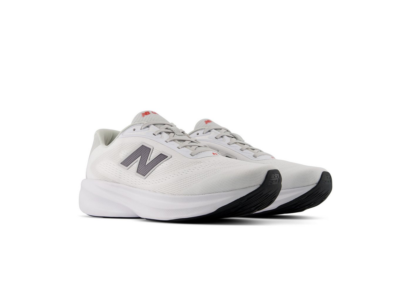 New Balance 680 Laufschuh für Sportmode und Lauftraining, mit Gummi-Laufsohle (weiß/grau)