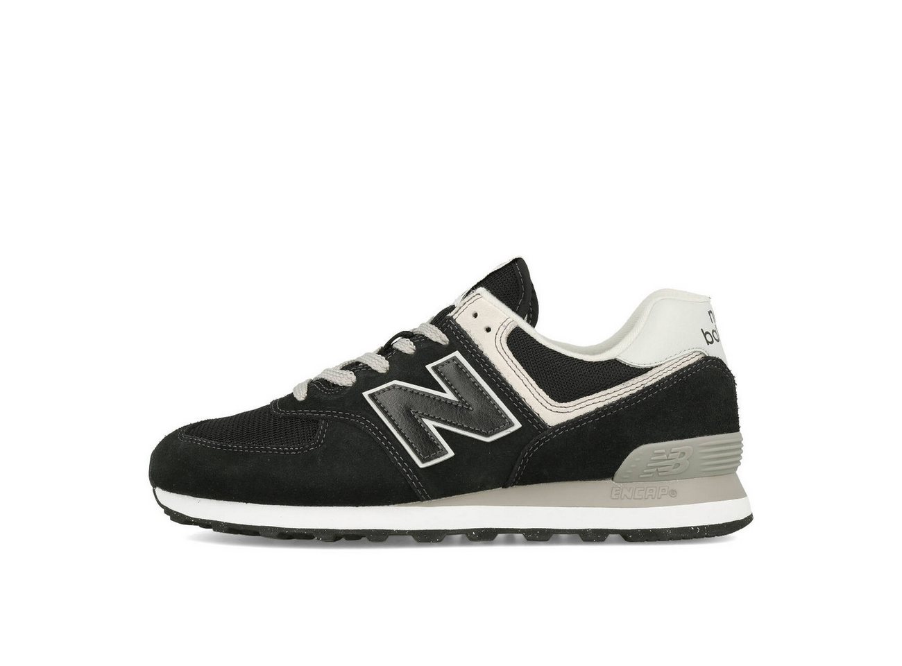 New Balance ML 574 EVB Herren Black Grey Sneaker