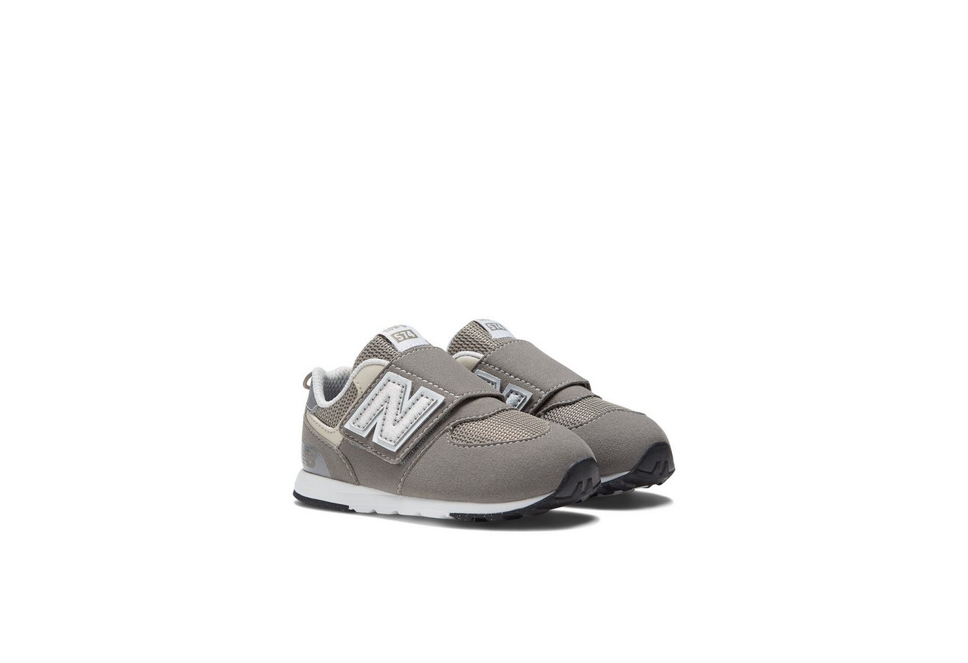 New Balance NW574 Sneaker mit Klettverschluss (grau)