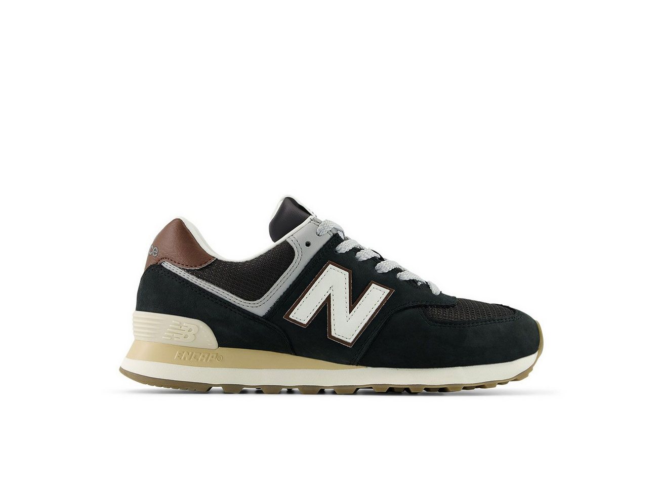 New Balance U574 8SB Herren Brown Dark Silver Metallic Sneaker (braun)