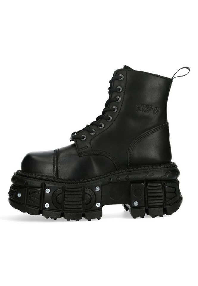 New Rock M-TANK083-C1 Ankleboots Goth & Punk Statement aus Rindsleder
