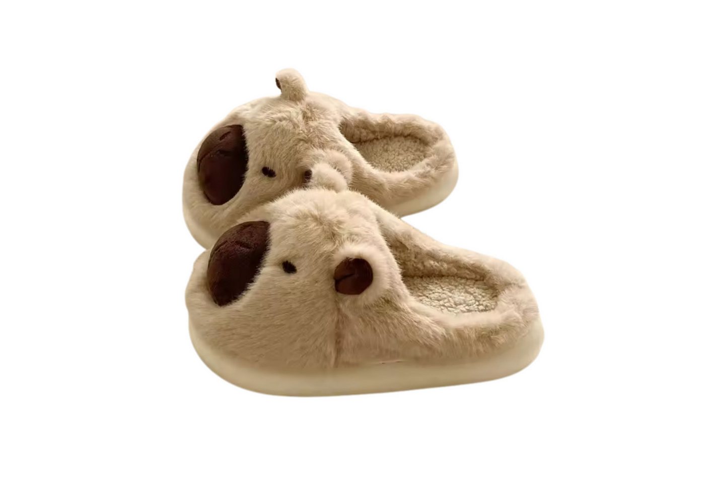 NEXORA Kuschelige Plüsch-Hausschuhe, Bequeme Pantoffeln Plüsch Hausschuhe (Paar) flauschige Hausschuhe, kuschelig