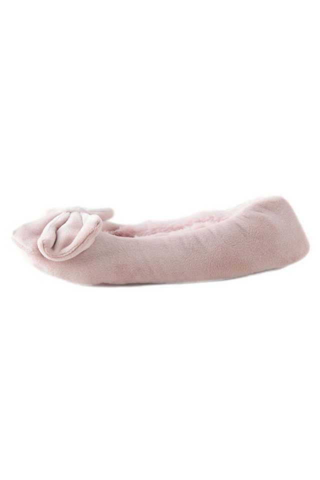 Next Ballerina-Slippers aus Velours mit Schleife Hausschuh (1-tlg)