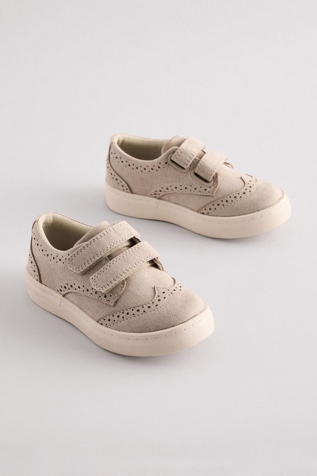 Next Brogues mit Klettverschluss, weite Passform Budapester (1-tlg)