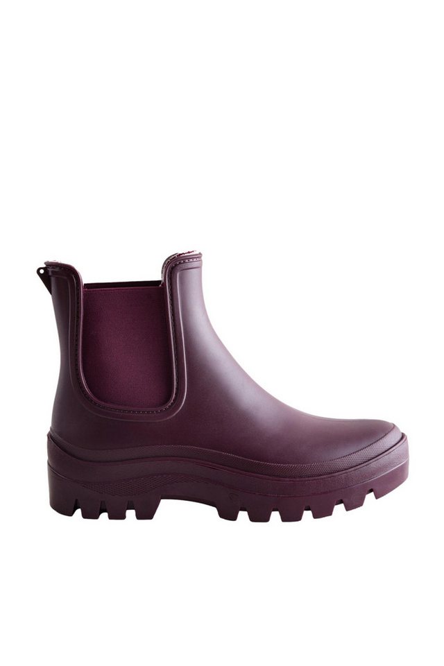 Next Chelsea-Gummistiefel mit Kunstfellfutter Gummistiefel (1-tlg)