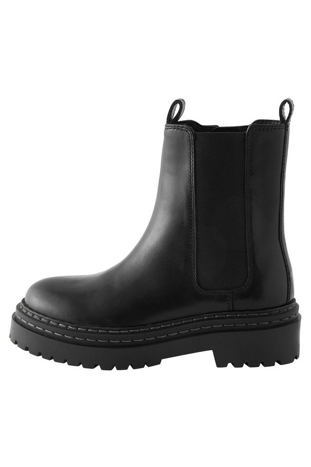 Next Chelsea-Stiefeletten aus Leder, weite Passform Chelseaboots (1-tlg)