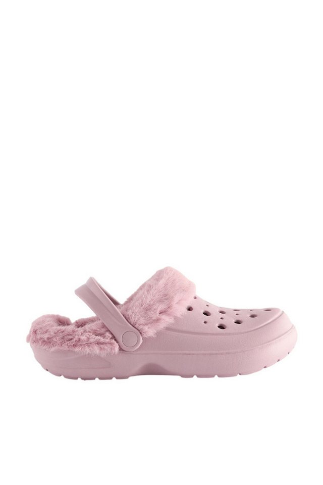 Next Clogs mit Kunstfellfutter Hausschuh (1-tlg)
