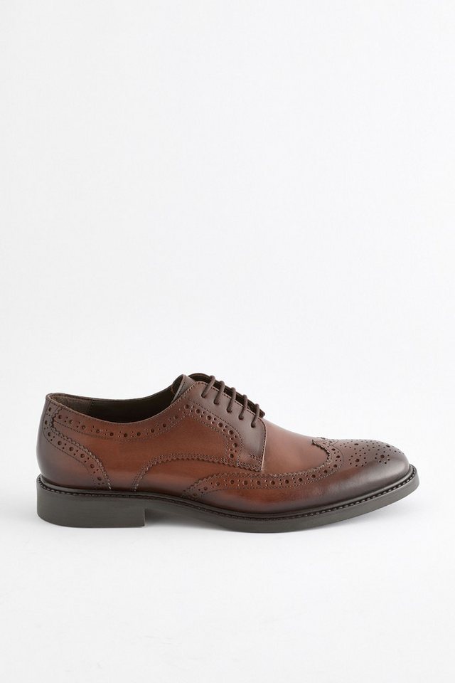 Next Derby-Brogues aus Leder Schnürschuh (1-tlg)