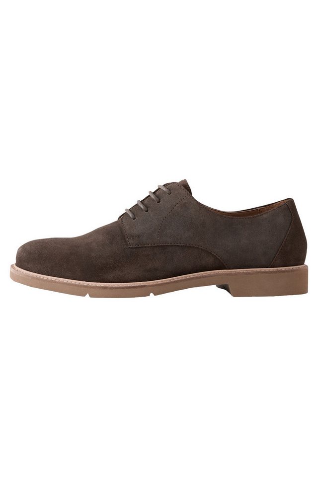Next Extra leichte Derby-Schuhe aus Veloursleder Schnürschuh (1-tlg)