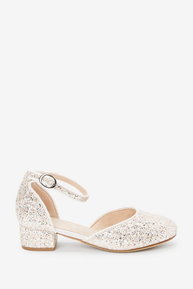 Next Festliche Schuhe, niedriger Absatz, Knöchelriemen Sandalette (1-tlg)