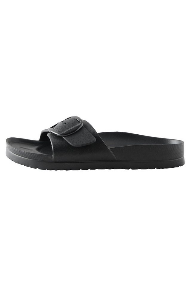 Next Flache Strandsandalen Sandale (1-tlg) (schwarz)