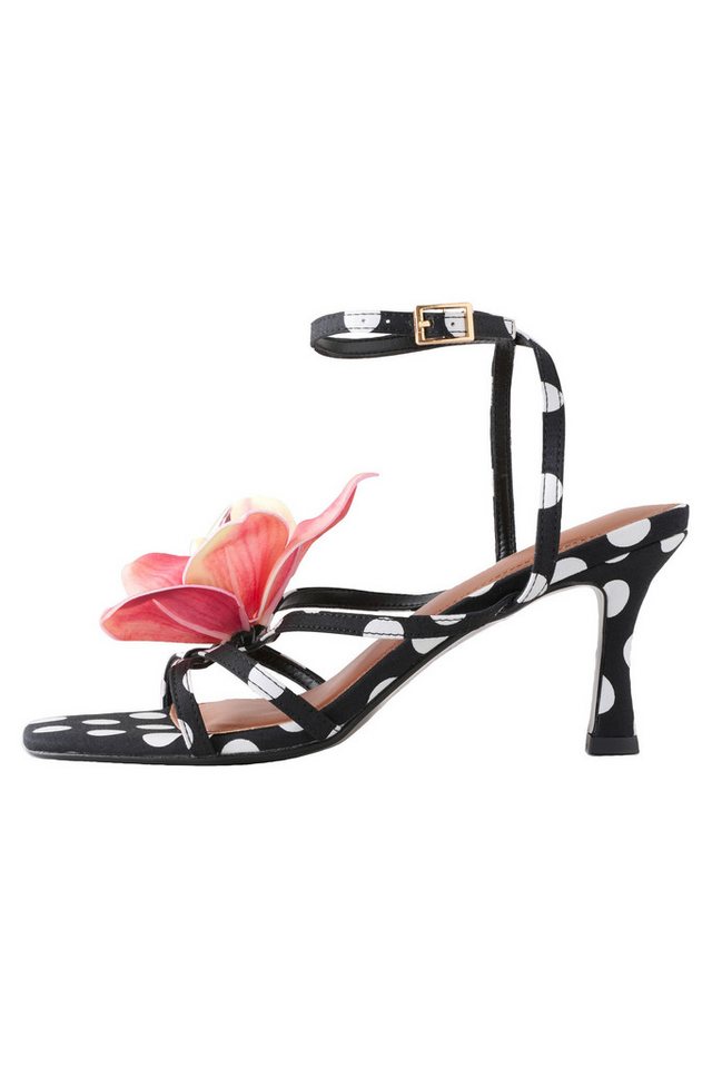 Next Forever Comfort® Absatzsandalen mit 3D-Blumen Sandalette (1-tlg)