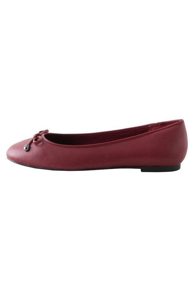 Next Forever Comfort® Ballerinas aus Leder Ballerina (1-tlg) (rot)