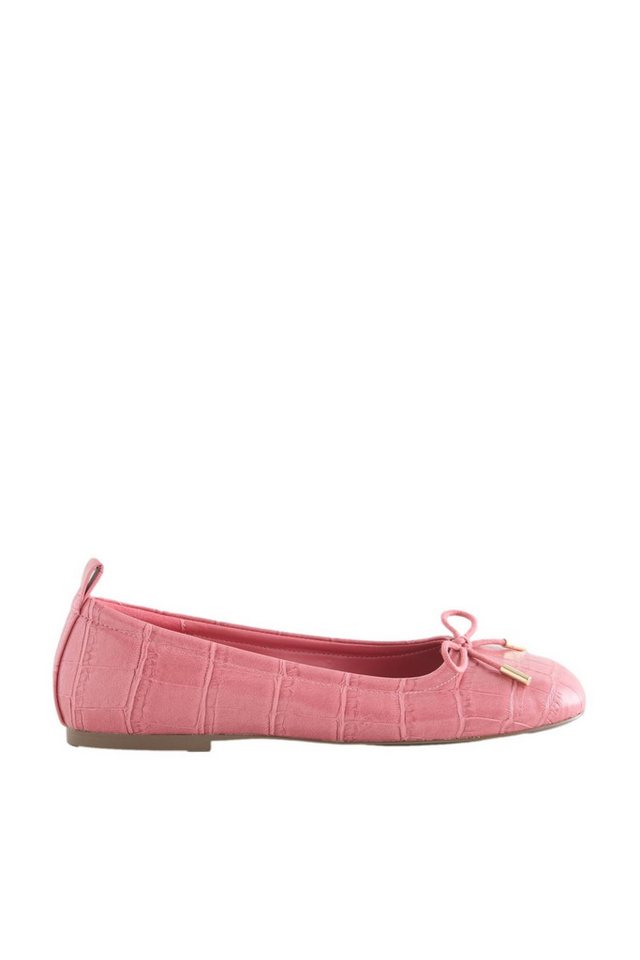 Next Forever Comfort® Eckige Ballerinas mit Schleife Ballerina (1-tlg) (rosa)