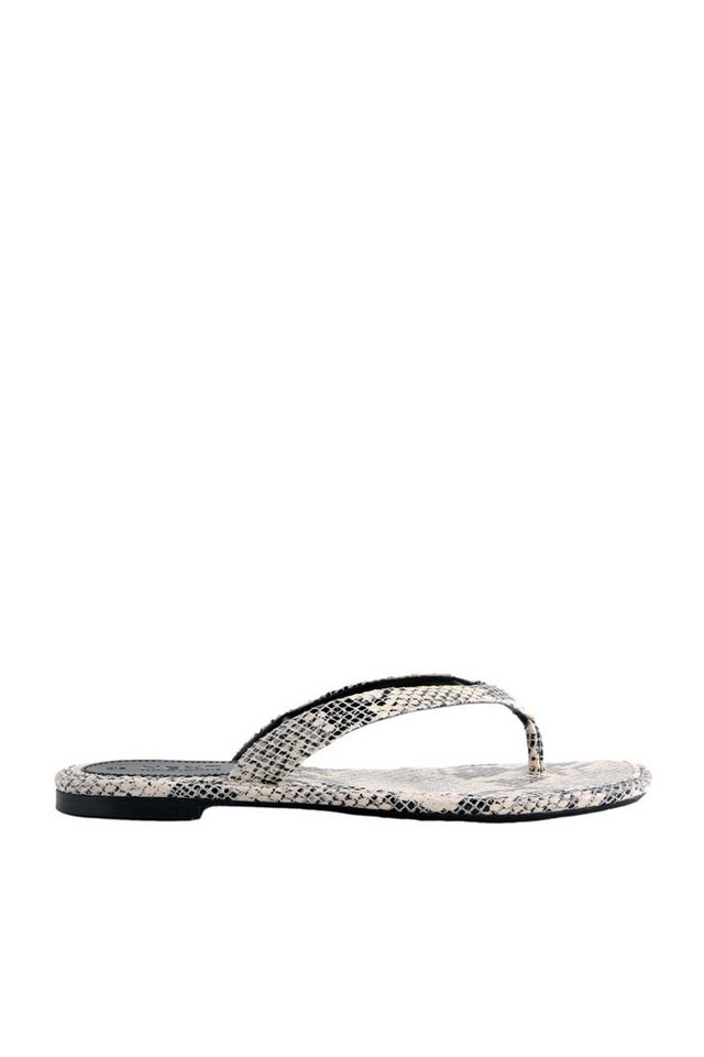 Next Forever Comfort® Eckige Zehentrennersandale Sandale (1-tlg) (Snake Leather)