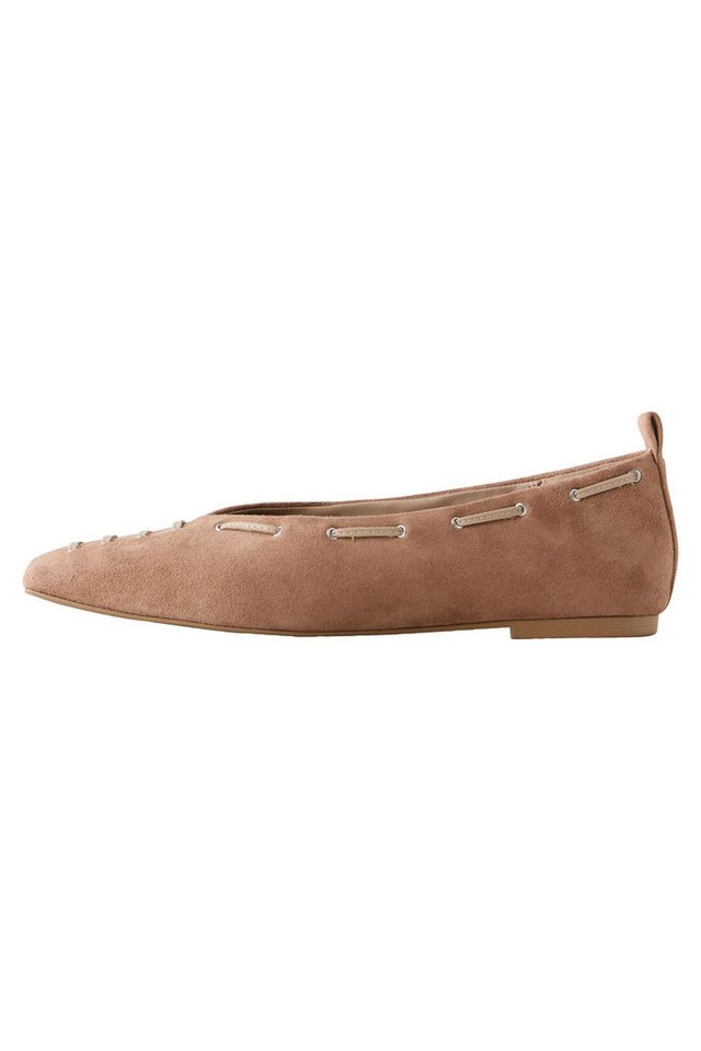Next Forever Comfort® flache Ballerinas, Veloursleder Ballerina (1-tlg)
